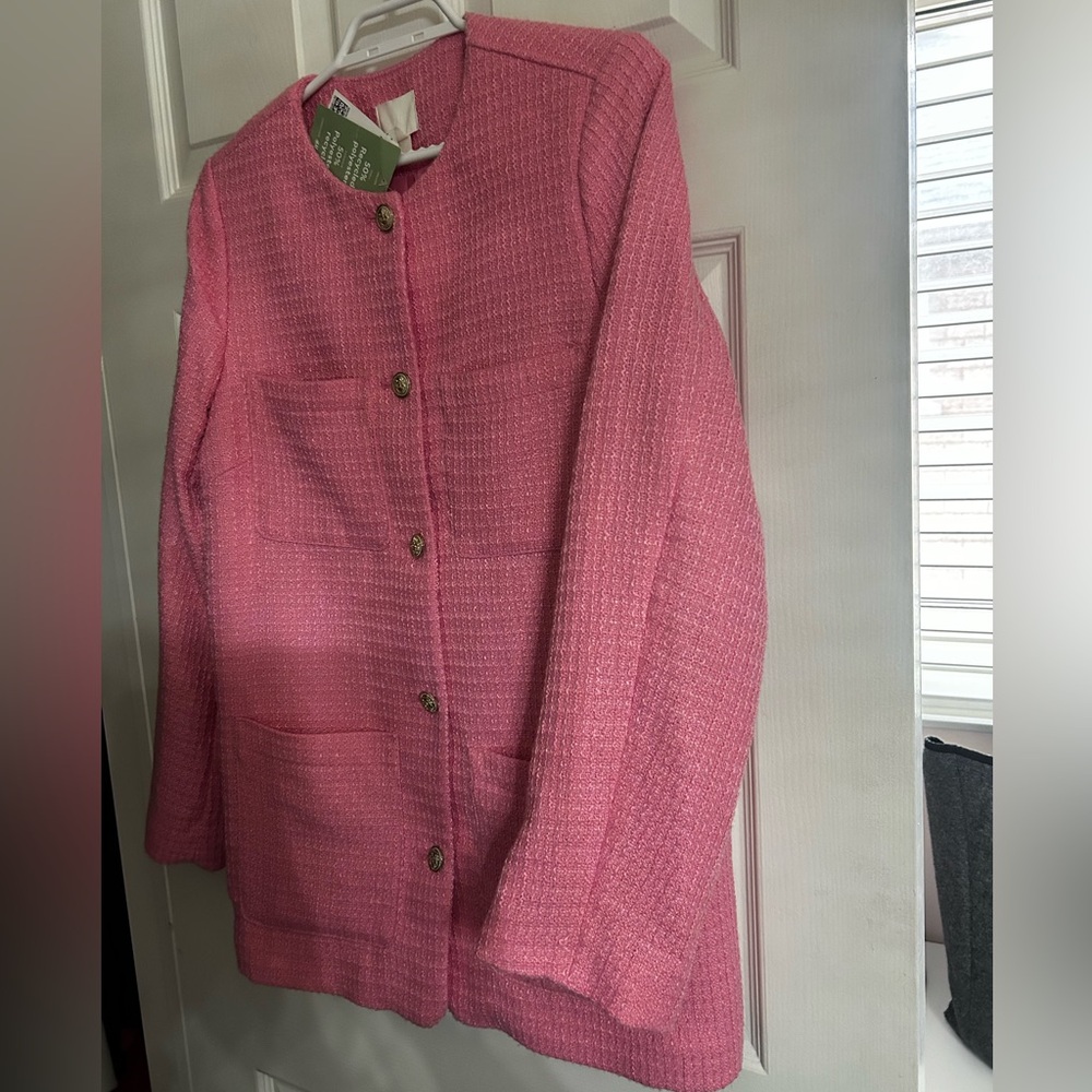 H&M Pink Tweed Blazer (Brand New) - Picture 7 of 9